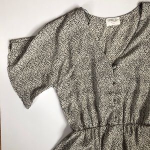 Sienna Sky Dalmatian Peplum Top